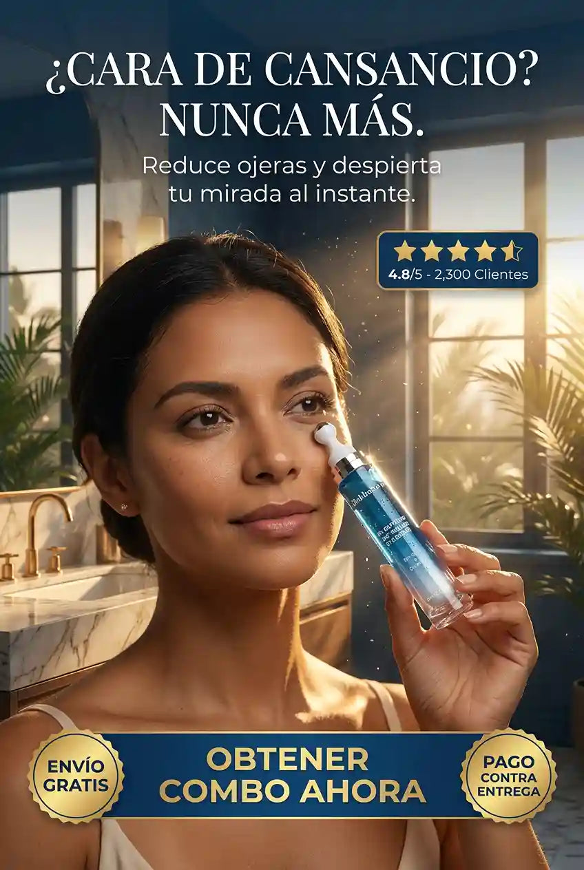 GEL CONTORNO DE OJOS CON SERUM CAFEINA AL 5% –