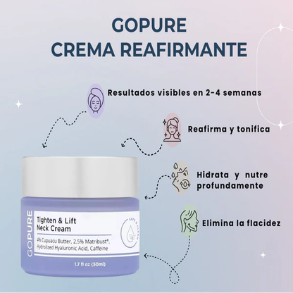 ✨ Reafirma – Crema lifting para cuello y escote  + Guía Práctica